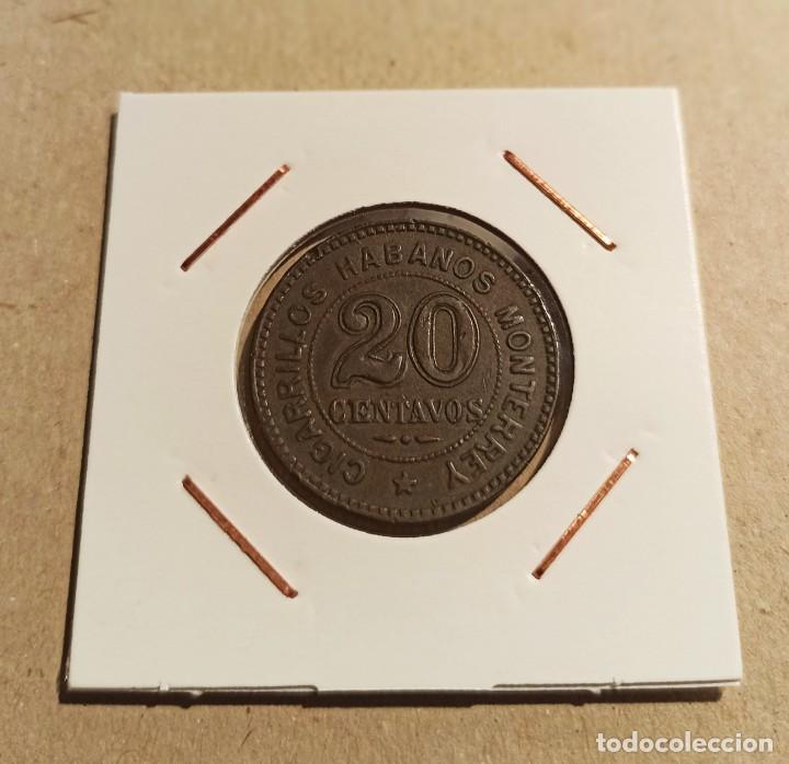 Monedas locales: 20 CENTAVOS CIGARRIGOS MONTERREY - Foto 1