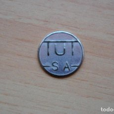 Monedas locales: FICHA MONEDA TUTSA TRANSPORTS URBANS DE TERRASSA - AUTOBÚS - TRANPORTES URBANOS TARRASA - LT17 12
