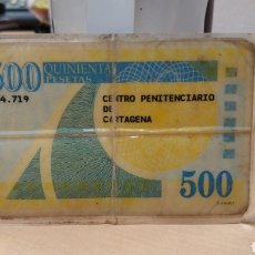 Monedas locales: VALE DEL CENTRO PENITENCIARIO DE CARTAGENA (MURCIA) - 500 PESETAS. Lote 307064813