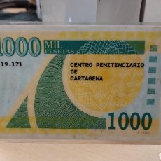 Monedas locales: VALE DEL CENTRO PENITENCIARIO DE CARTAGENA (MURCIA) - 1000 PESETAS. Lote 307064858