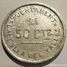 Monete locali: 50 CÉNTIMOS DE LAMETLLA DEL VALLÉS (CON LEYENDA). Lote 307390663