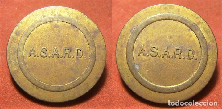Monedas locales: Ficha A.S.A.R.D. - Foto 1