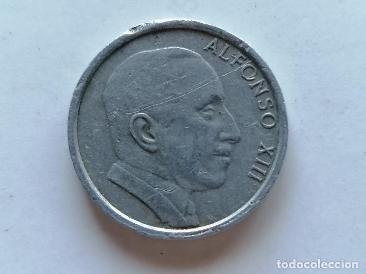 Monedas locales: FICHA ALFONSO XIII - Foto 1
