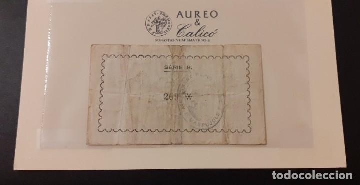 Monedas locales: Billete local de Maspujols - 50 c&eacute;ntimos (1937) - Foto 2
