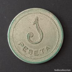 Monedas locales: FICHA MONETARIA 1 PESETA POSIBLE DE MONDÁRIZ
