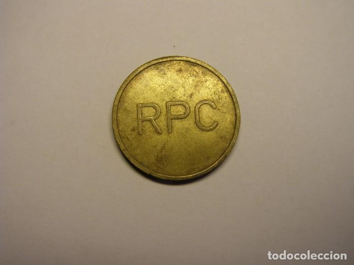 Monedas locales: Ficha token jet&oacute;n RPC. - Foto 1