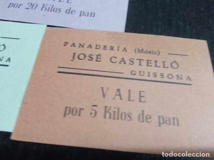 Monedas locales: Panader&iacute;a Jos&eacute; Castell&oacute;.Vales. - Foto 4