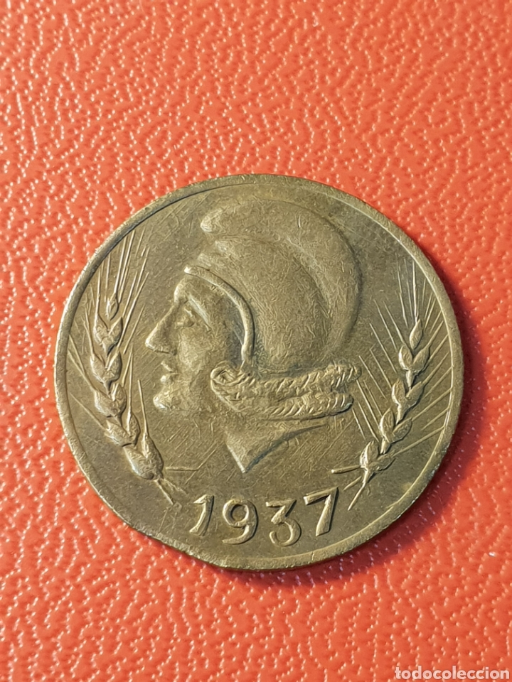 Moedas locais: GUERRA CIVIL CONSEJO MUNICIPAL IBI 25 CENTIMOS 1937