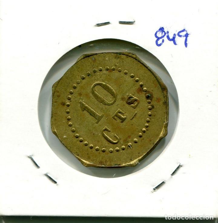 Monedas locales: 10 CENTIMOS COOP. ADELANTO OBRERO ( MB16849 ) - Foto 2
