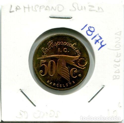 Monedas locales: 50 CENTIMOS LA HISPANO SUIZA BARCELONA ( MB18174 ) - Foto 1