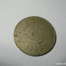 Monedas locales: MAGNIFICA MONEDA ANTIGUA DE 2 PESETAS COOPERATIVA OBRERA LA RUBINENCA DEL 1933 RUBI. Lote 336464853