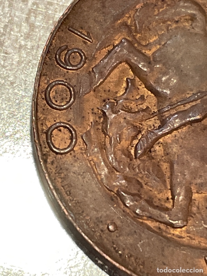 Monedas locales: 10 centimos Union catalanista 1900 - Foto 5