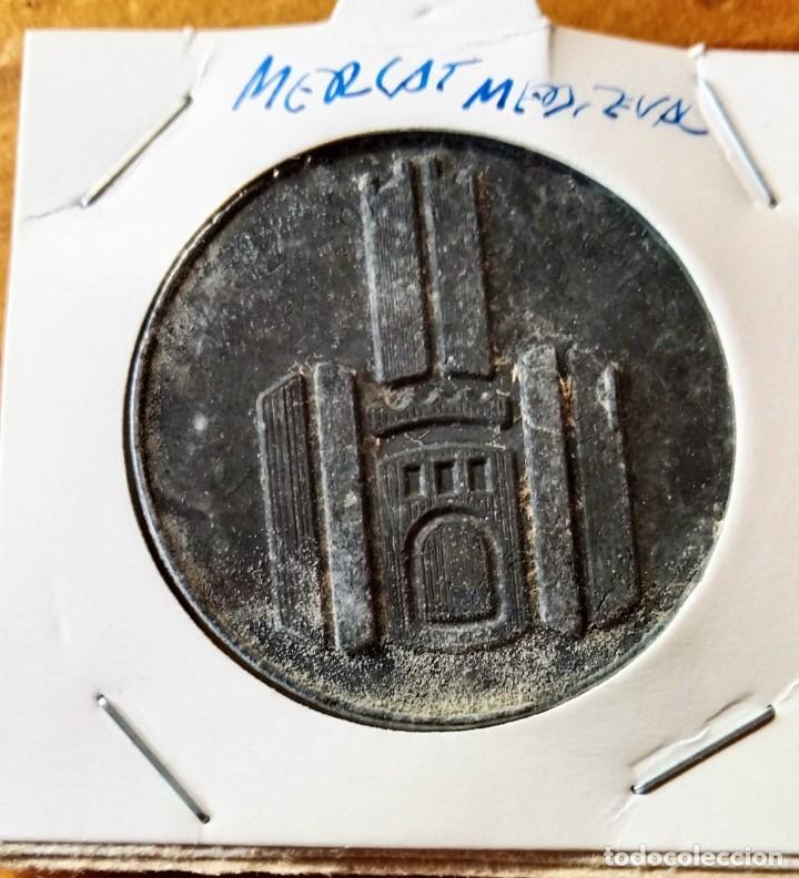 Monedas locales: FICHA MERCAT MEDIEVAL - Foto 1