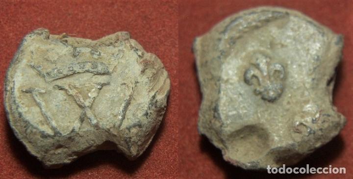 Monedas locales: ANTIGUO MARCHAMO DE PLOMO FRANCES - Foto 1