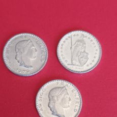 Monedas locales: FICHA/JETON/TOKEN. LOTE DE 3 FICHAS DE SUIZA. 1,6 CM DE DIÁMETRO. ALUMINIO.. Lote 347192163