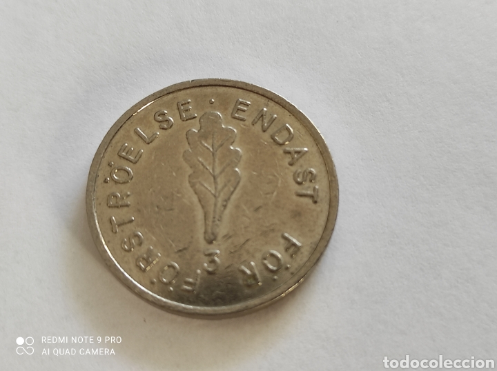 Monedas locales: Endast For Forstroelse Token Suecia - Foto 2