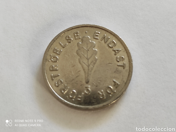 Monedas locales: Endast For Forstroelse Token Suecia - Foto 1