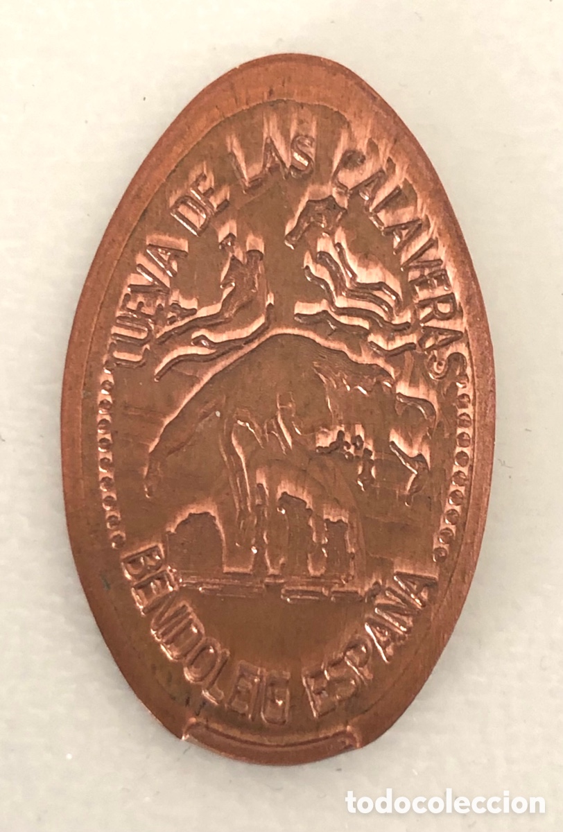 Monedas locales: Moneda elongada Cueva de las calaveras (cuevas) - Foto 1