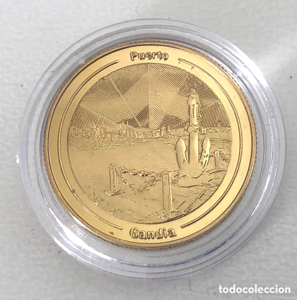 Monedas locales: Moneda tur&iacute;stica de Gand&iacute;a encapsulada (nueva) - Foto 2