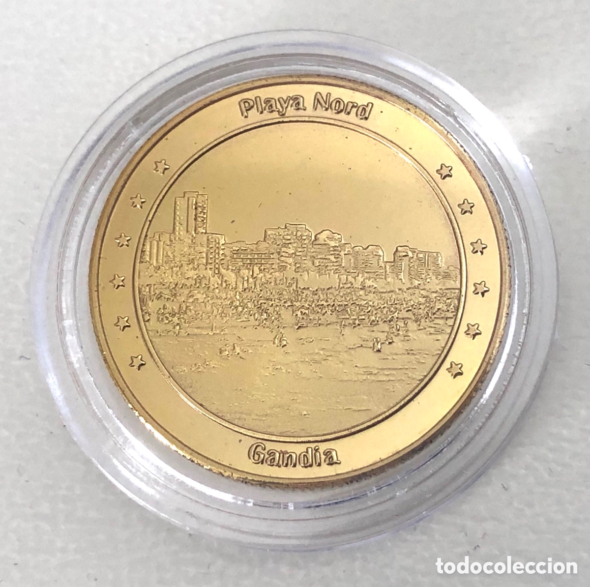 Monedas locales: Moneda tur&iacute;stica de Gand&iacute;a encapsulada (nueva) - Foto 1