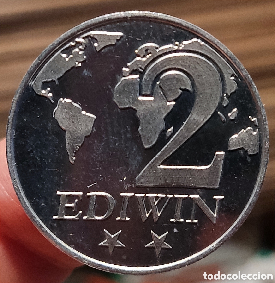Monedas locales: Ficha del Camino de Santiago - 2 Edwin - Foto 2