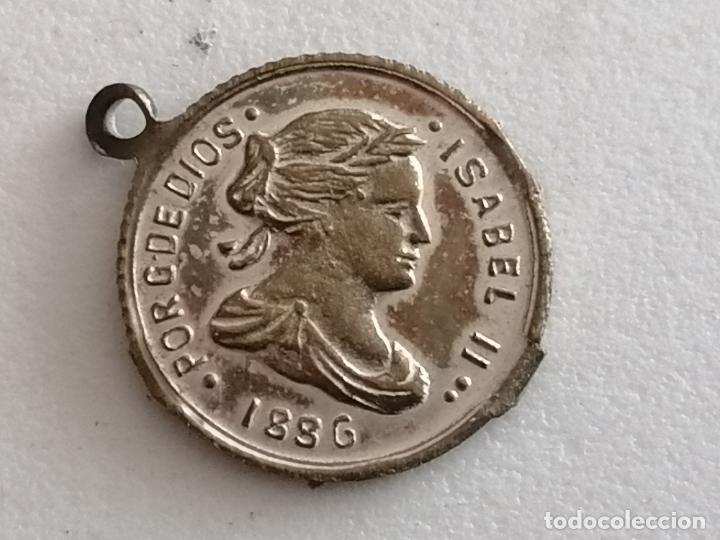 Monedas locales: FICHA ISABEL II - 1887 - Foto 1