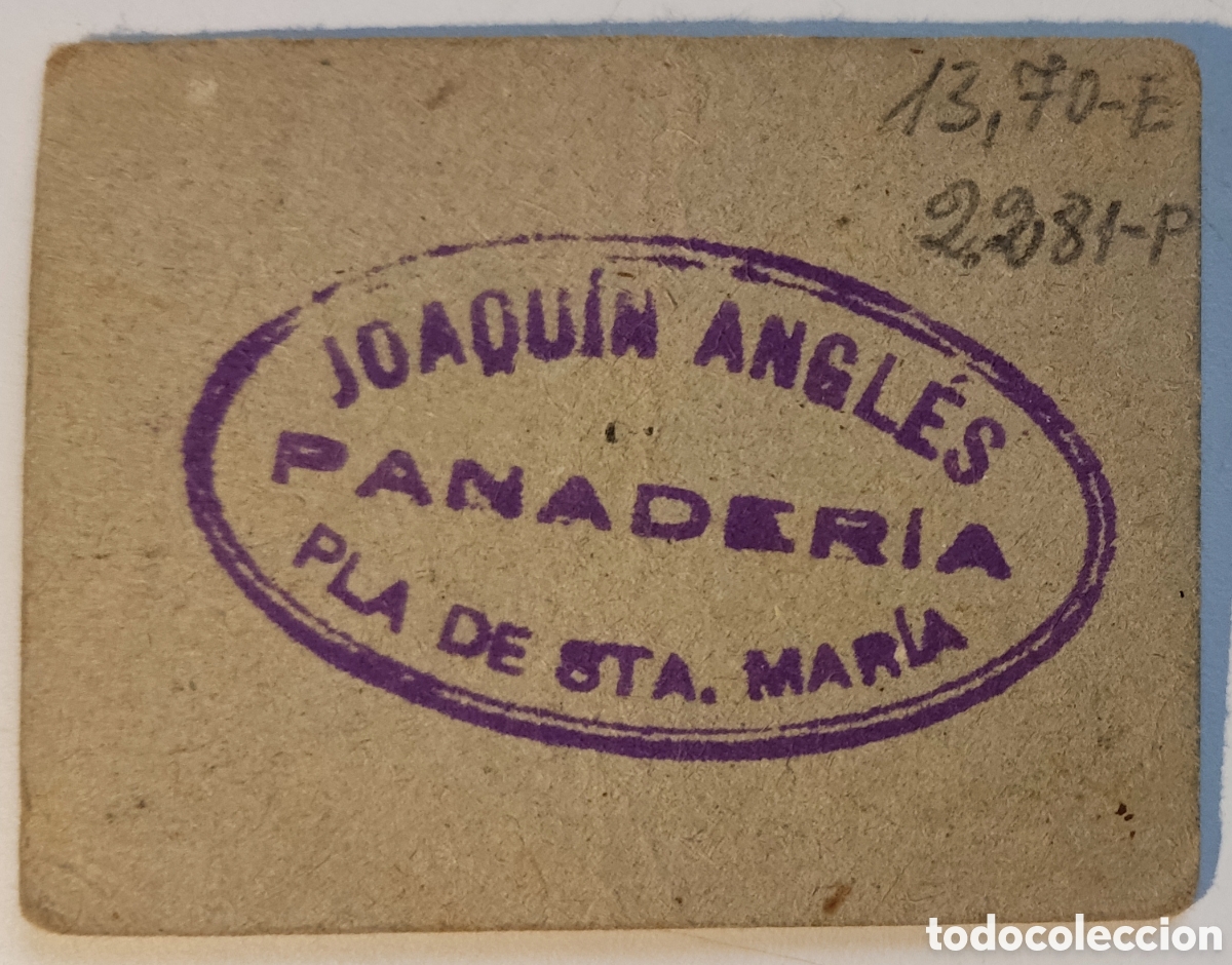 Monedas locales: Vale de la panader&iacute;a Joaqu&iacute;n Angl&eacute;s- 10 kilos de pan - Foto 2
