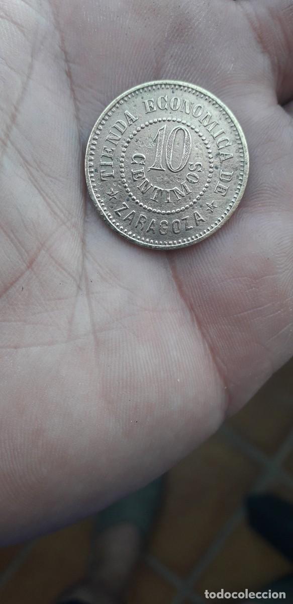 Monedas locales: RARISIMA FICHA ZARAGOZA - Foto 2