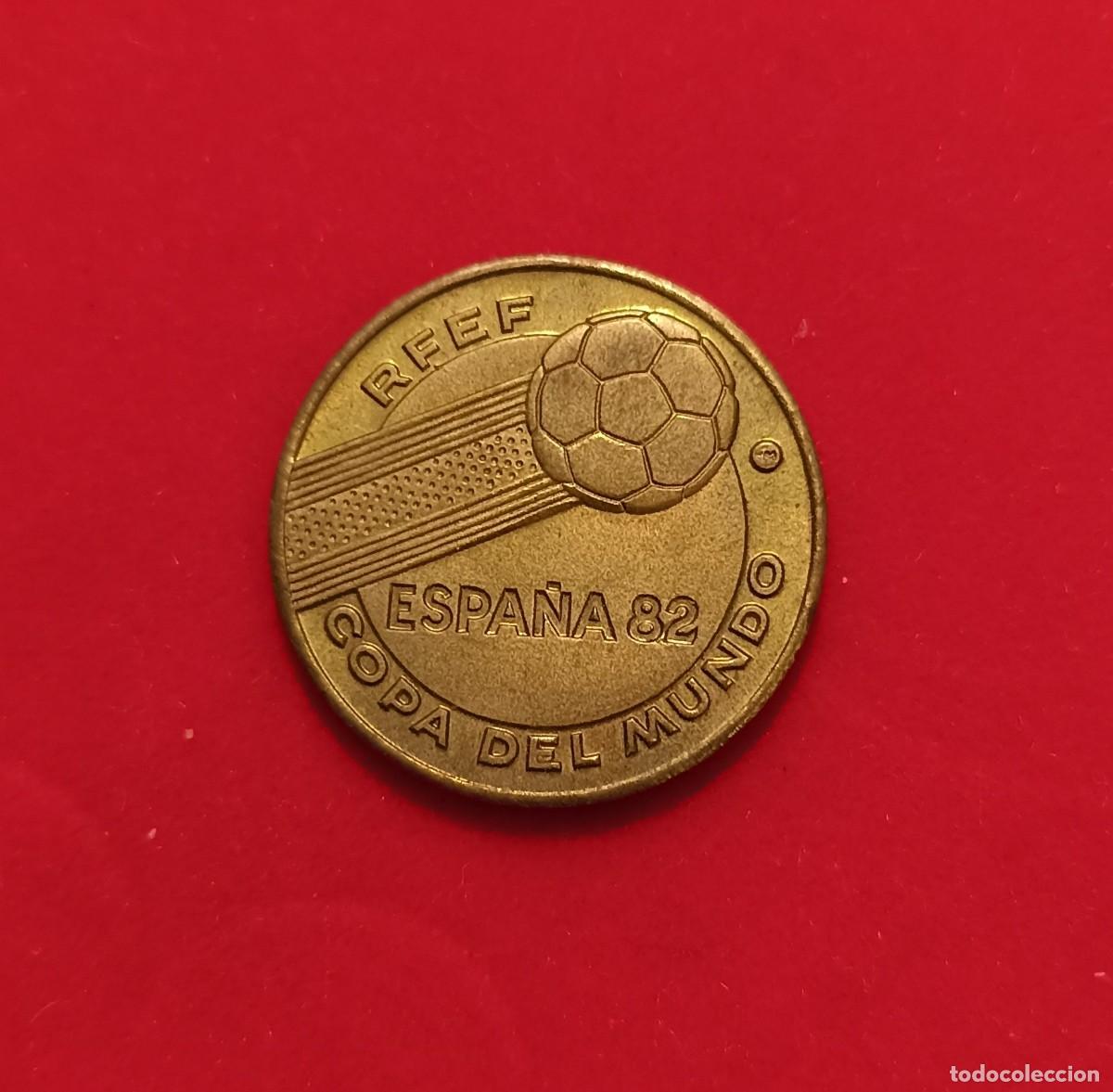 Monedas locales: FICHA COPA DEL MUNDO ESPA&Ntilde;A 82 - Foto 1