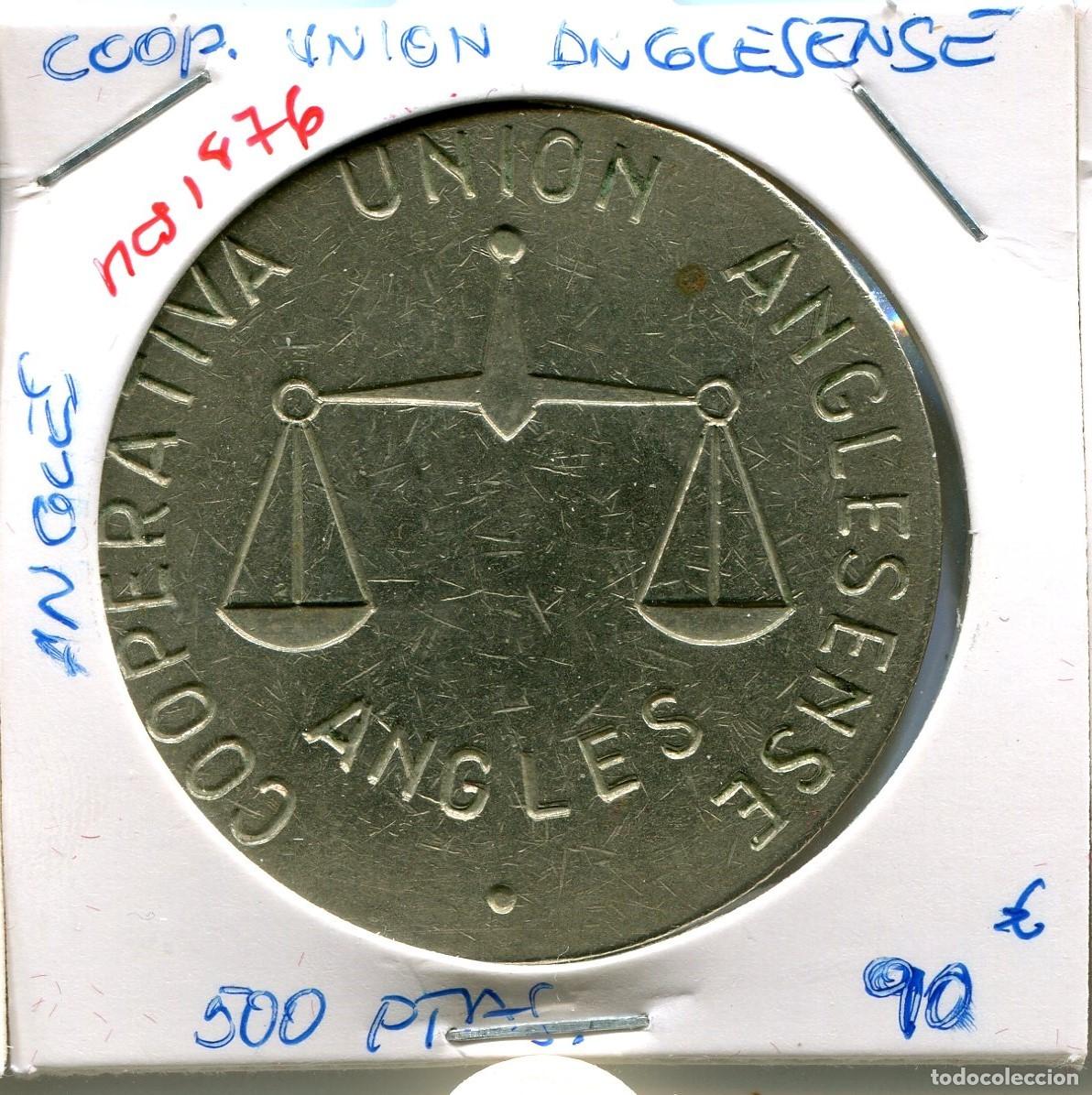 Monedas locales: 500 PESETAS COOP.UNION ANGLESENSE . ANGLES ( MES1876 ) - Foto 1