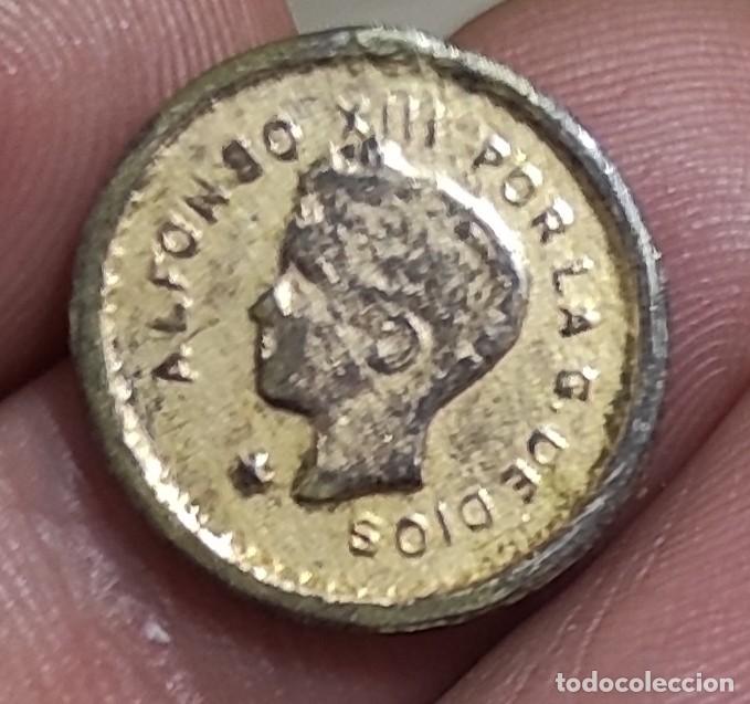 Monedas locales: Ficha Alfonso XIII - Foto 1