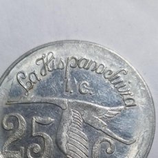 Monedas locales: BARCELONA - FICHA LA HISPANO SUIZA 25 CENTIMOS
