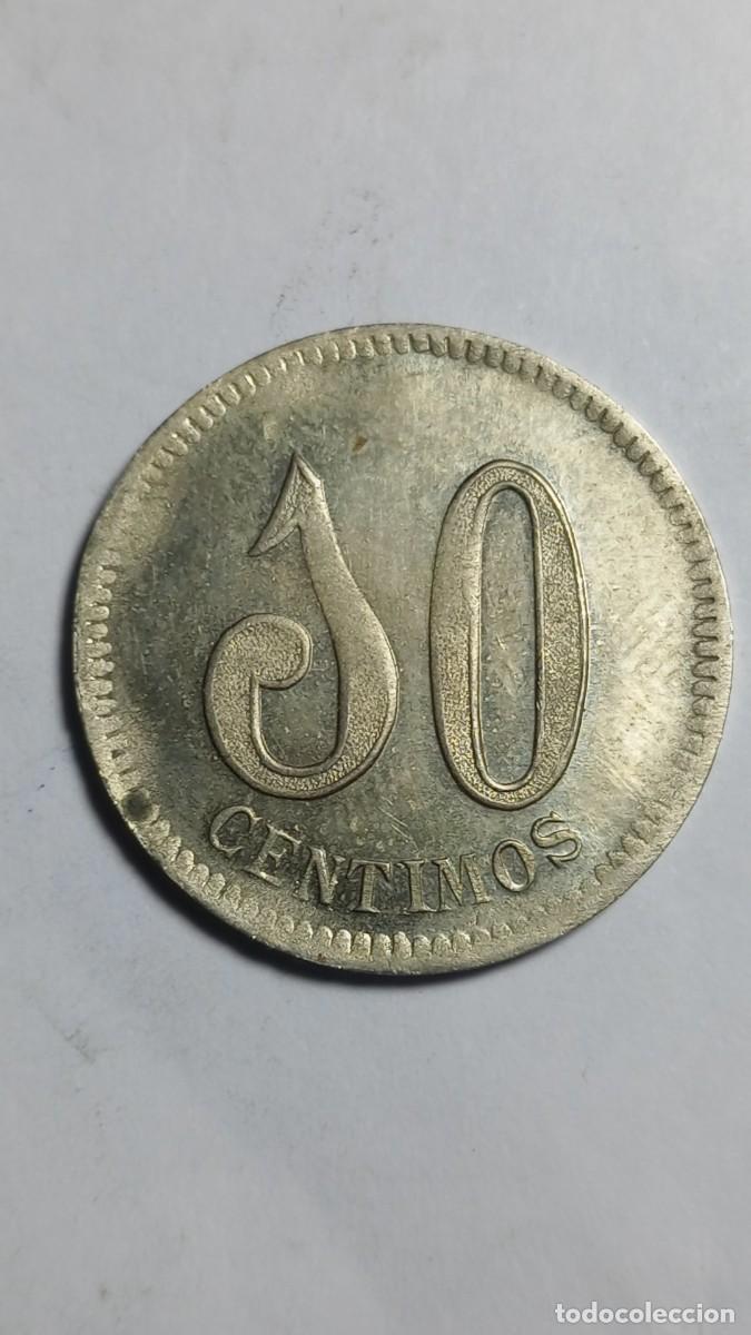 Monedas locales: BARCELONA - 10 CENTIMOS COOPERATIVA LA DIGNIDAD - Foto 2