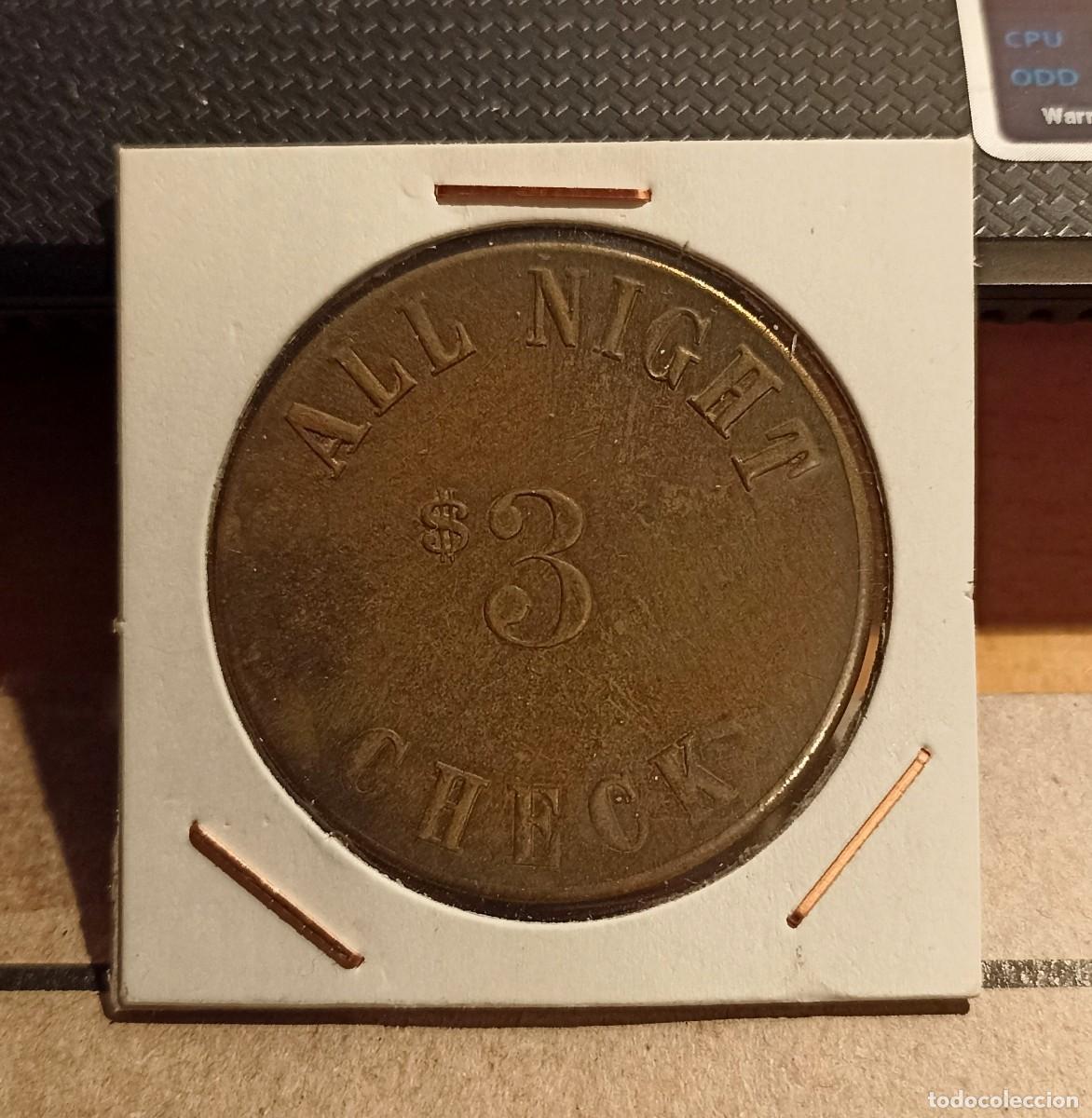 Monedas locales: FICHA PROSTIBULO HOTEL UNCLE SAM ARIZONA - Foto 2