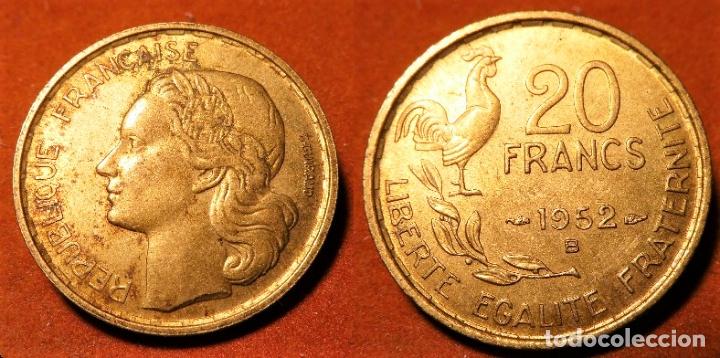Monedas locales: MONEDA DE FRANCIA 20 FRANCOS 1952 B - Foto 1