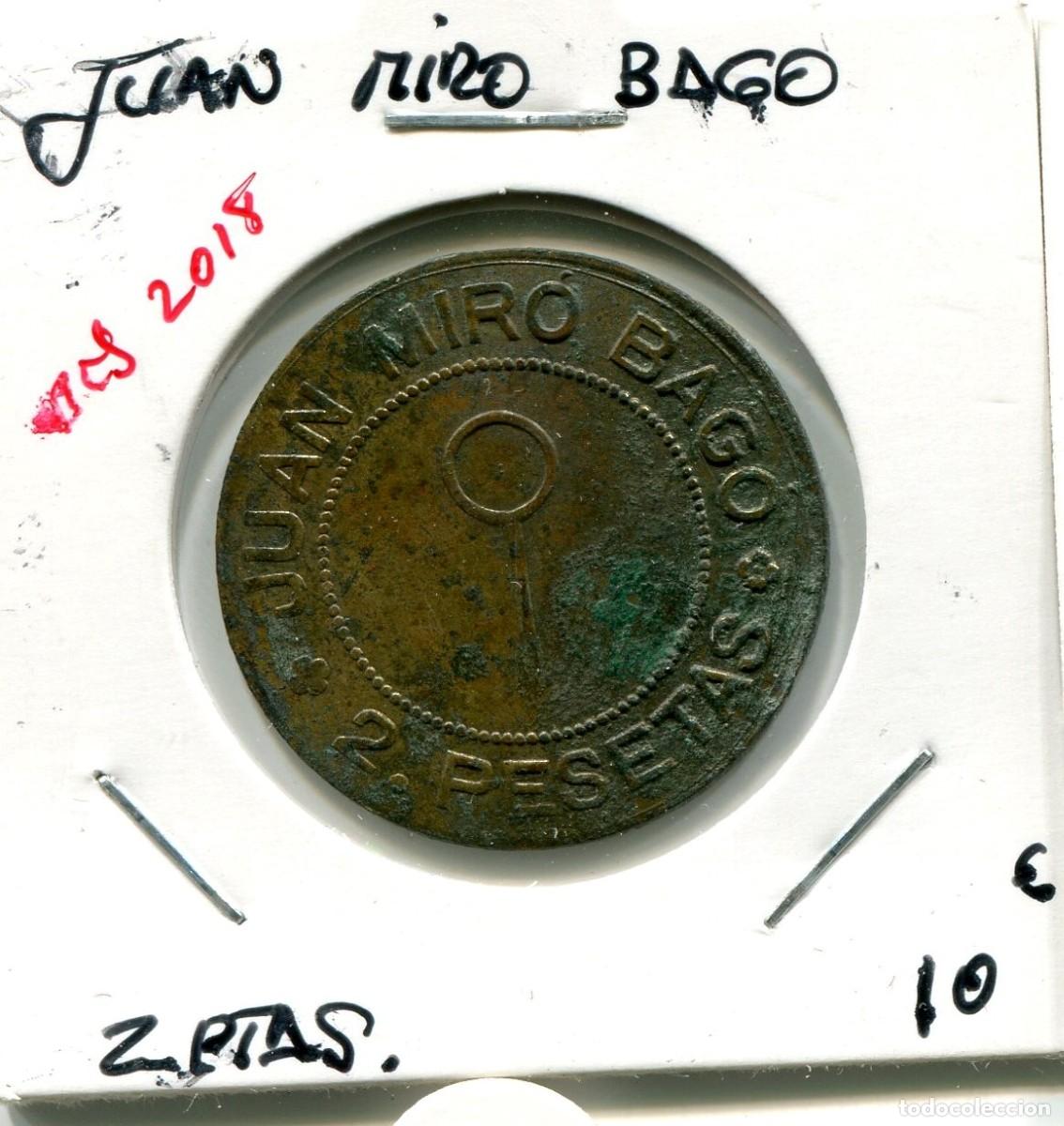 Monedas locales: 2 PESETAS JOAN MIRO BAGO ( MES2018A ) - Foto 1