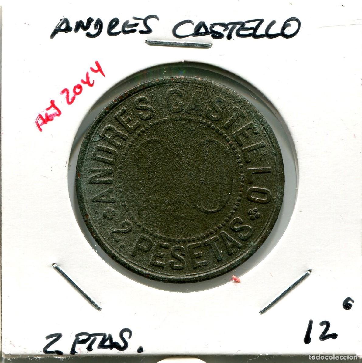 Monedas locales: 2 PESETAS ANDRES CASTELO ( MES2044A ) - Foto 1