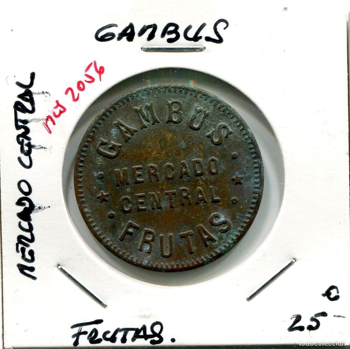 Monedas locales: FRUTAS GAMBUS . MERCADO CENTRAL ( MES2056A ) - Foto 1