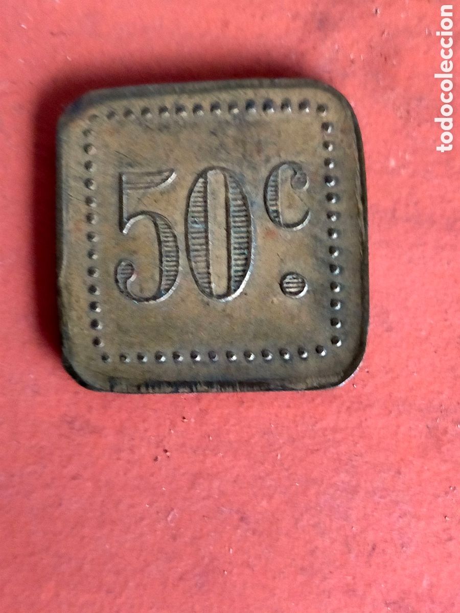 Monedas locales: FICHA TOKEN JETON 50 CENTIMOS JJ - Foto 1