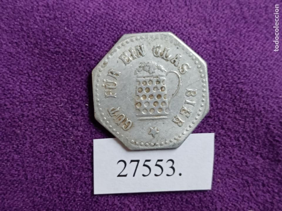 Monnaies locales: ficha cerveza, consumici&oacute;n , token, Jeton, 27553