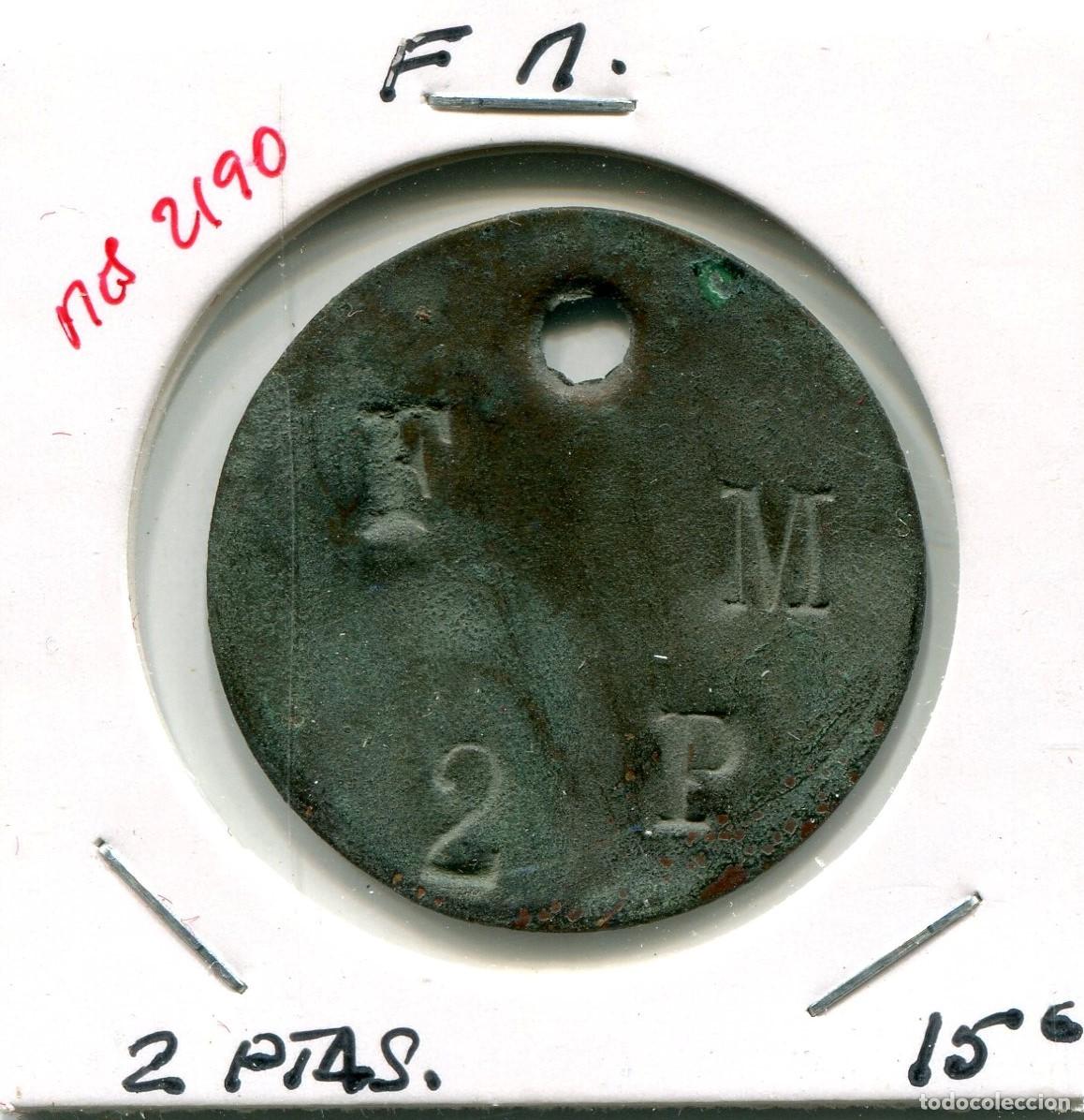 Monedas locales: 2 PESETAS F.M. ( MES2190 ) - Foto 1