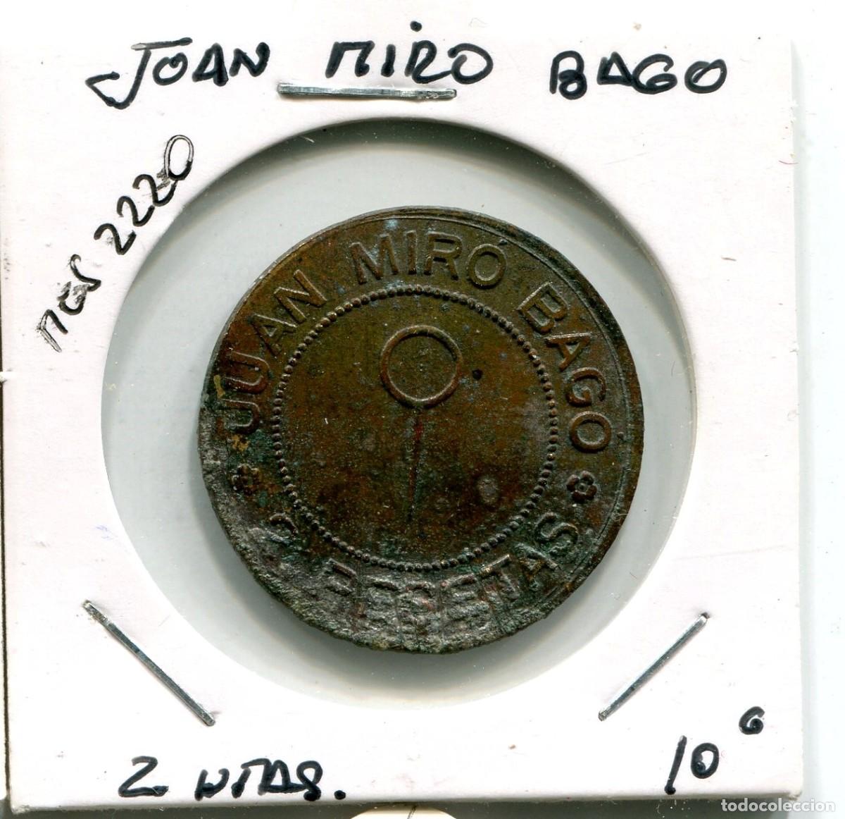 Monedas locales: 2 PESETAS JOAN MIRO BAGO ( MES2220 ) - Foto 1