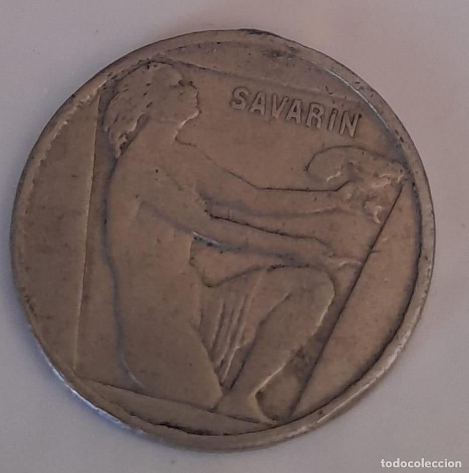 Monedas locales: FICHA DE PROST&Iacute;BULO SAVARIN BARCELONA - Foto 1