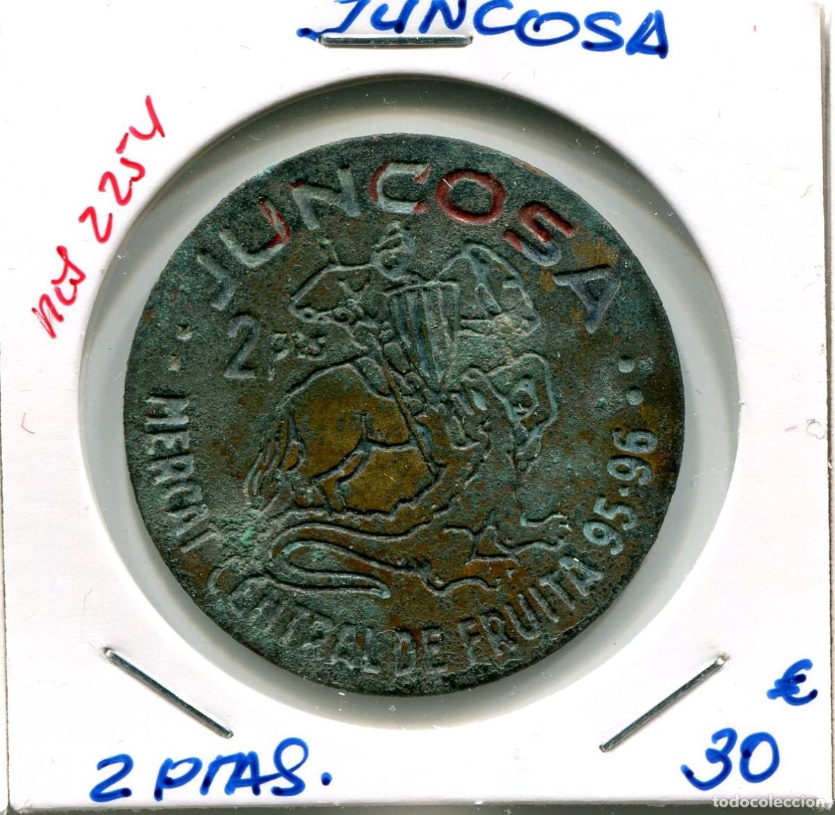 Monedas locales: 2 PESETAS JUNCOSA ( MES2254 ) - Foto 1
