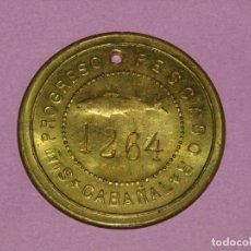 Monedas locales: ANTIGUA MONEDA DE 5 PESETAS SOCIEDAD EL PROGRESO PESCADOR DE EL CABAÑAL DE VALENCIA 1902-1924. Lote 401315179
