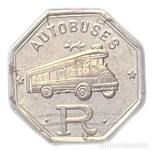 Monedas locales: ESPA&Ntilde;A. AUTOBUSES ROCA. BARCELONA. 15 C&Eacute;NTIMOS - Foto 1