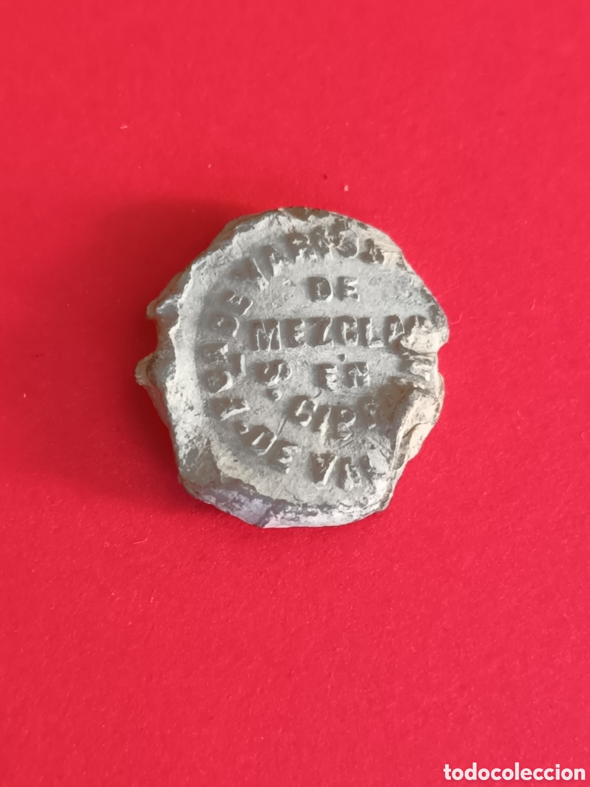 Monedas locales: ANTIGUO MARCHAMO DE BARCELONA A IDENTIFICAR. - Foto 2