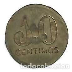 Monedas locales: (FCP-64)FICHA 10 CENTIMOS BAR PARIS (BARCELONA). Lote 403037149