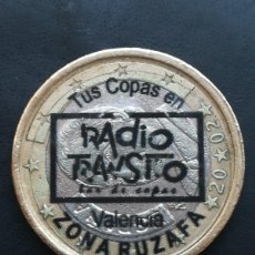 Monedas locales: MONEDA 1 EURO ESPAÑA 2002 USADO COMO FICHA RADIO TRANSITO VALENCIA