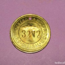 Monedas locales: ANTIGUA MONEDA DE 1 PESETA SOCIEDAD EL PROGRESO PESCADOR DE EL CABAÑAL DE VALENCIA 1902-1924. Lote 403297834